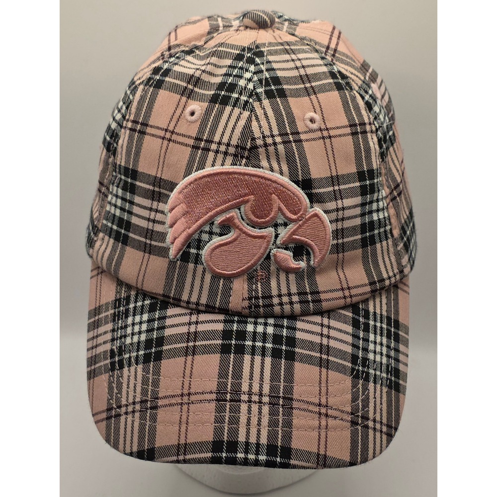 Top of the World Iowa Hawkeyes Cap Hat NCAA‎ Womens OSFM Pink Plaid